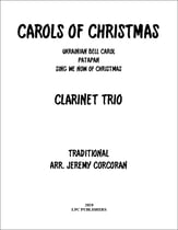 Carols for Christmas for Clarinet Trio P.O.D. cover